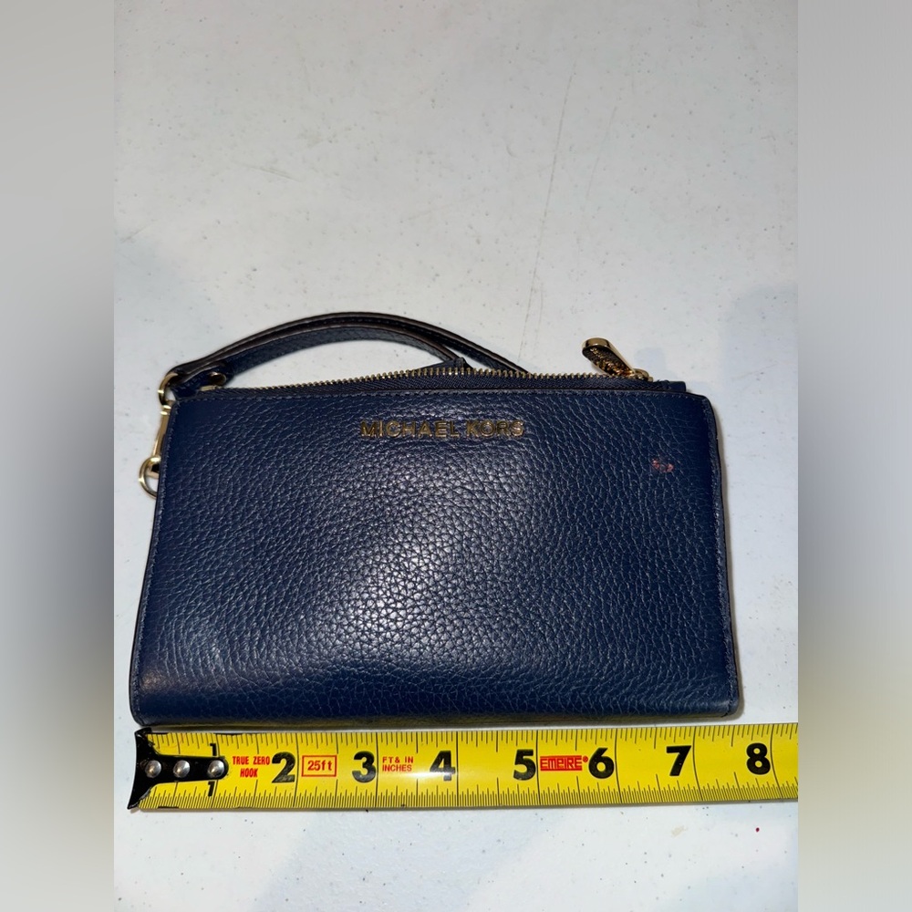 Michael Kors Navy Wristlet Wallet